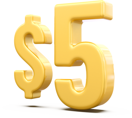 5 Dollar Golden Number